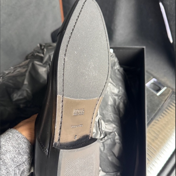 New In BOX - HUGO BOSS OXFORD BLACK Shoes Size 8 - Runs Little Large main image 6